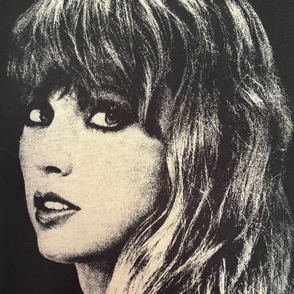 Taylor Swift Blue and White Long Sleeve Tour Tee - Picture 3 of 5